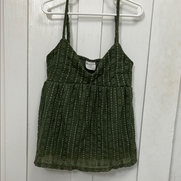 No Boundaries Tops - No Boundaries Olive Green Camisole Top